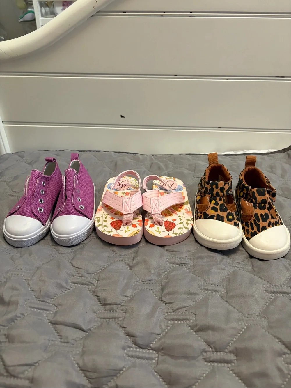 Toms leopard print, Marie Nicole Floral Kids Flip Flops, Koala Kids Purple shoes